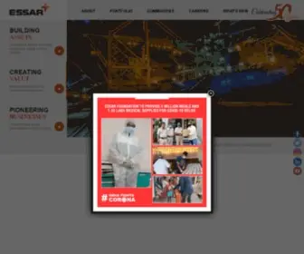 Essar.com(Businesses Across Energy) Screenshot