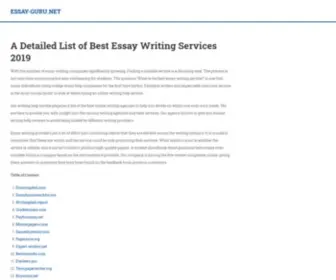 Essay-Guru.net(Essay Guru) Screenshot