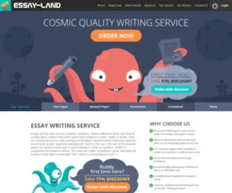 Essay-Land.com(Essay Writing Service) Screenshot