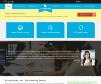 Essay-Sharks.com(Essay Writing Service for Students) Screenshot