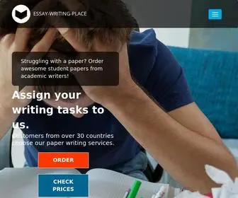 Essay-Writing-Place.com(Reliable Essay Writing Service) Screenshot