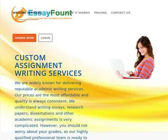 Essayfount.com(Home) Screenshot