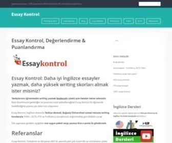 Essaykontrol.com(Essay Kontrol) Screenshot