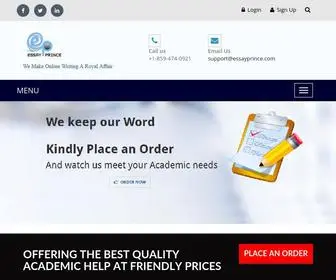Essayprince.com(Our leading writing service) Screenshot