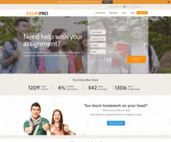 Essaypro.company(Reliable EssayPro Service) Screenshot