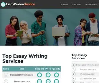 Essayreview.services(Detailed Reviews of Top Essay Writing Sites) Screenshot