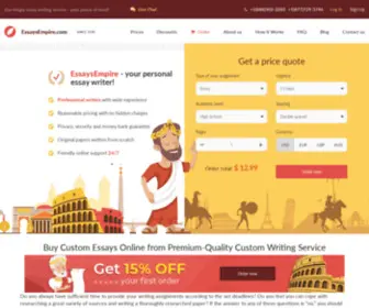 Essaysempire.com(Custom Essays Service) Screenshot