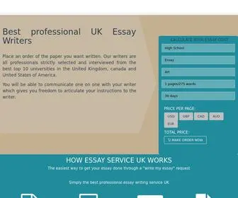 Essayservice.co.uk(QuickEssayWriters UK) Screenshot