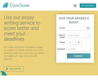 Essayshark.com(Essay Writing Service) Screenshot