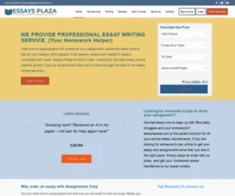 Essaysplaza.com(Meeting All Your Essay & Assignment Needs) Screenshot