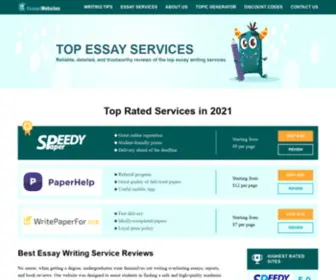 Essayswebsites.com(Top Essay Services Reviews) Screenshot