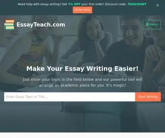 Essayteach.com(Free Essay Generator) Screenshot