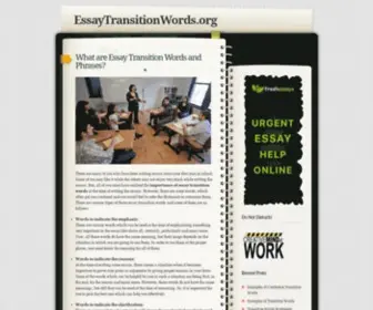 Essaytransitionwords.org(Essaytransitionwords) Screenshot