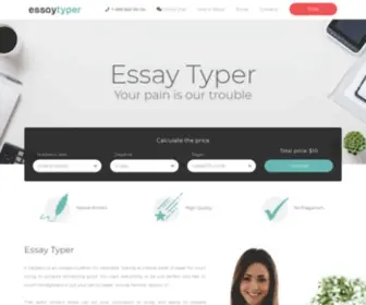 Essaytyper.pro(Open Up New Writing Horizons with Essay Typer. A perfect essay) Screenshot