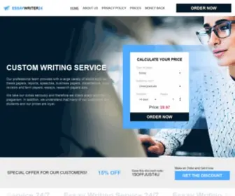 Essaywriter24.com(Paper writing service) Screenshot