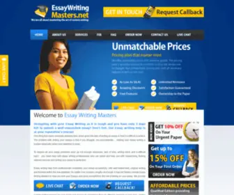 Essaywritingmasters.net(Essay Writing) Screenshot