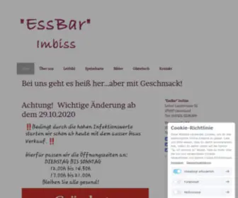 Essbar-Imbiss.de(Wichtige Änderung ab dem 01.06.essbar) Screenshot