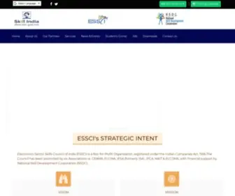 ESSC-India.org(Electronics Sector Skill Council of India) Screenshot