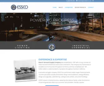 Esscoelectric.com(ESSCO Electric) Screenshot