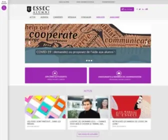 Essec.com(ESSEC ALUMNI) Screenshot