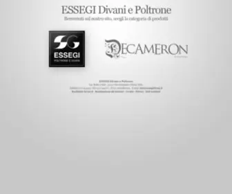 Essegidivani.com(ESSEGI Divani e Poltrone) Screenshot