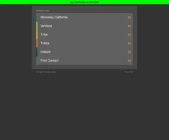 Esselen.com(Esselen Tribe of Monterey County) Screenshot
