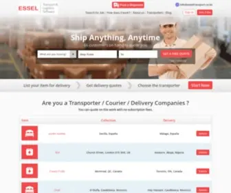 Esseltransport.co.ke(Essel Transport and Logistics Software) Screenshot