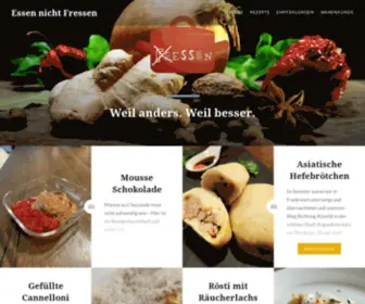 Essen-Nicht-Fressen.de(Weil anders. Weil besser) Screenshot
