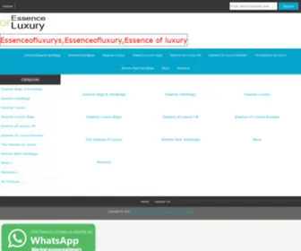 Essence-OF-Luxury.com(Essence of luxury) Screenshot