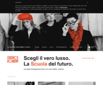 Essenceacademy.it(Scuola estetica Monza) Screenshot