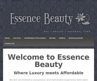 Essencebeautysalon.ca(Personal care) Screenshot