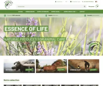 Essenceoflife.shop(Produits de soin naturels pour animaux en Belgique) Screenshot