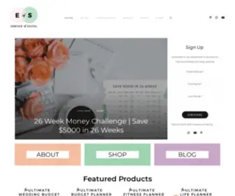 Essenceofsaving.com(Essence of Saving) Screenshot