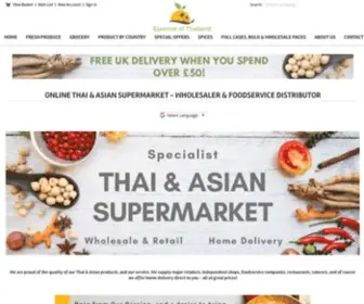 Essenceofthailand.com(Essence of Thailand Online Thai & Asian Supermarket) Screenshot