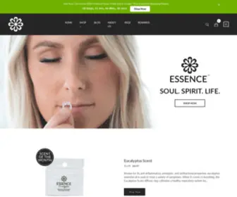 Essencering.com(Essence Aromatherapy Nasal Diffuser with Essential Oils) Screenshot