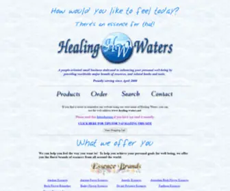 Essencesonline.com(Healing Waters) Screenshot