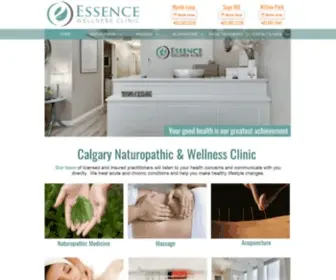 Essencewellness.ca(We have three convenient locations) Screenshot