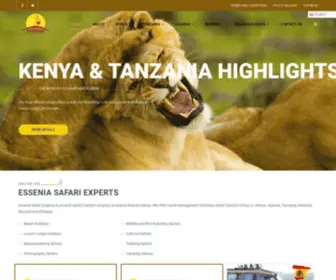 Esseniasafaris.co.ke(Essenia Safari Experts) Screenshot