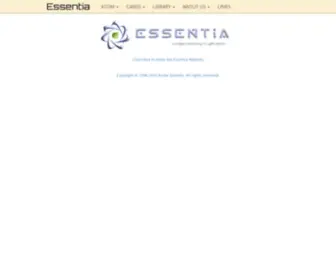 Essentia.com(Essentia Website) Screenshot