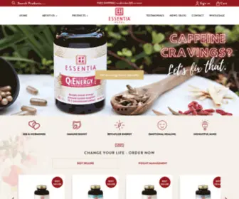 Essentiaherbs.com(Essentia Herbs) Screenshot
