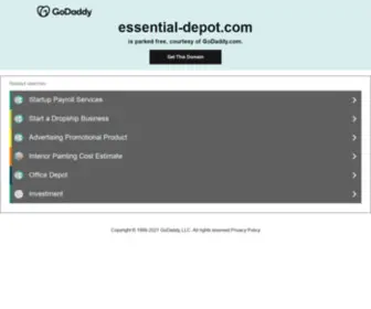 Essential-Depot.com(Essential Depot) Screenshot