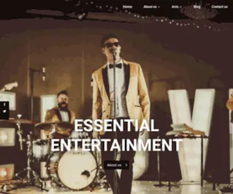 Essential-Entertainment.com(Event Entertainment) Screenshot