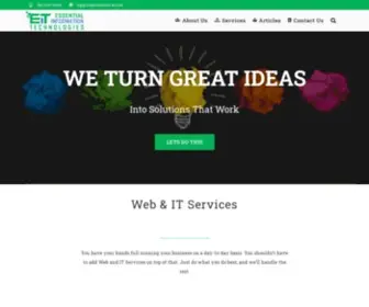 Essential-IT.com(Web and IT Services) Screenshot