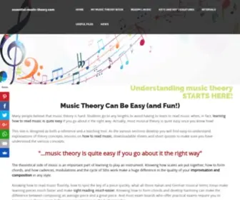 Essential-Music-Theory.com(The Essentials of Music Theory) Screenshot