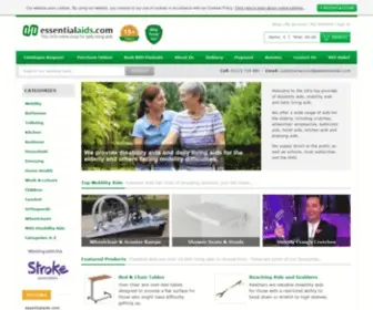 Essentialaids.com(Disability Aids for the Elderly) Screenshot