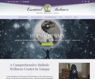 Essentialbalancetampa.com(Essential Balance Holistic Wellness Center Tampa) Screenshot