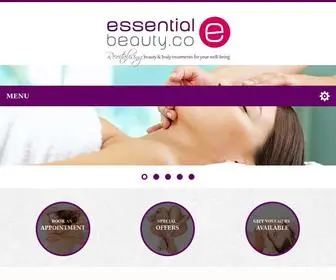 Essentialbeauty.co(Essential Beauty) Screenshot