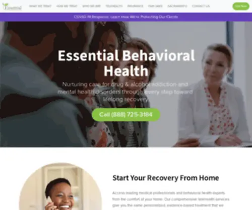 Essentialbehavioral.com(Drug Detox) Screenshot