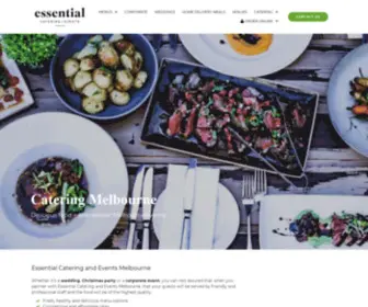 Essentialcaterer.com.au(Catering Melbourne) Screenshot
