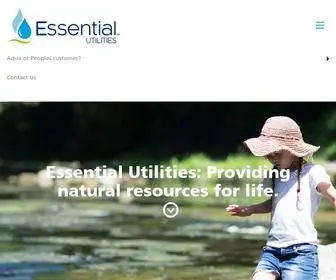 Essential.co(Essential Utilities Providing Natural Resources for Life) Screenshot